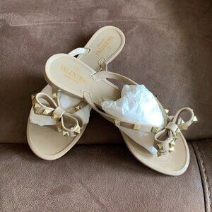 Valentino Rubber Jelly Rockstud Sandals